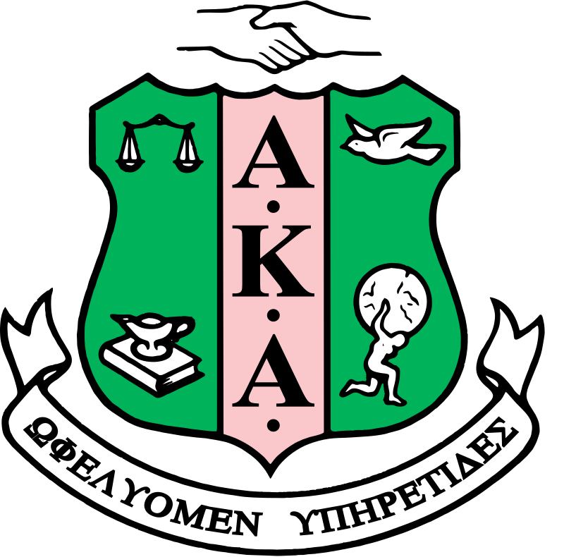 The official crest of Alpha Kappa Alpha.