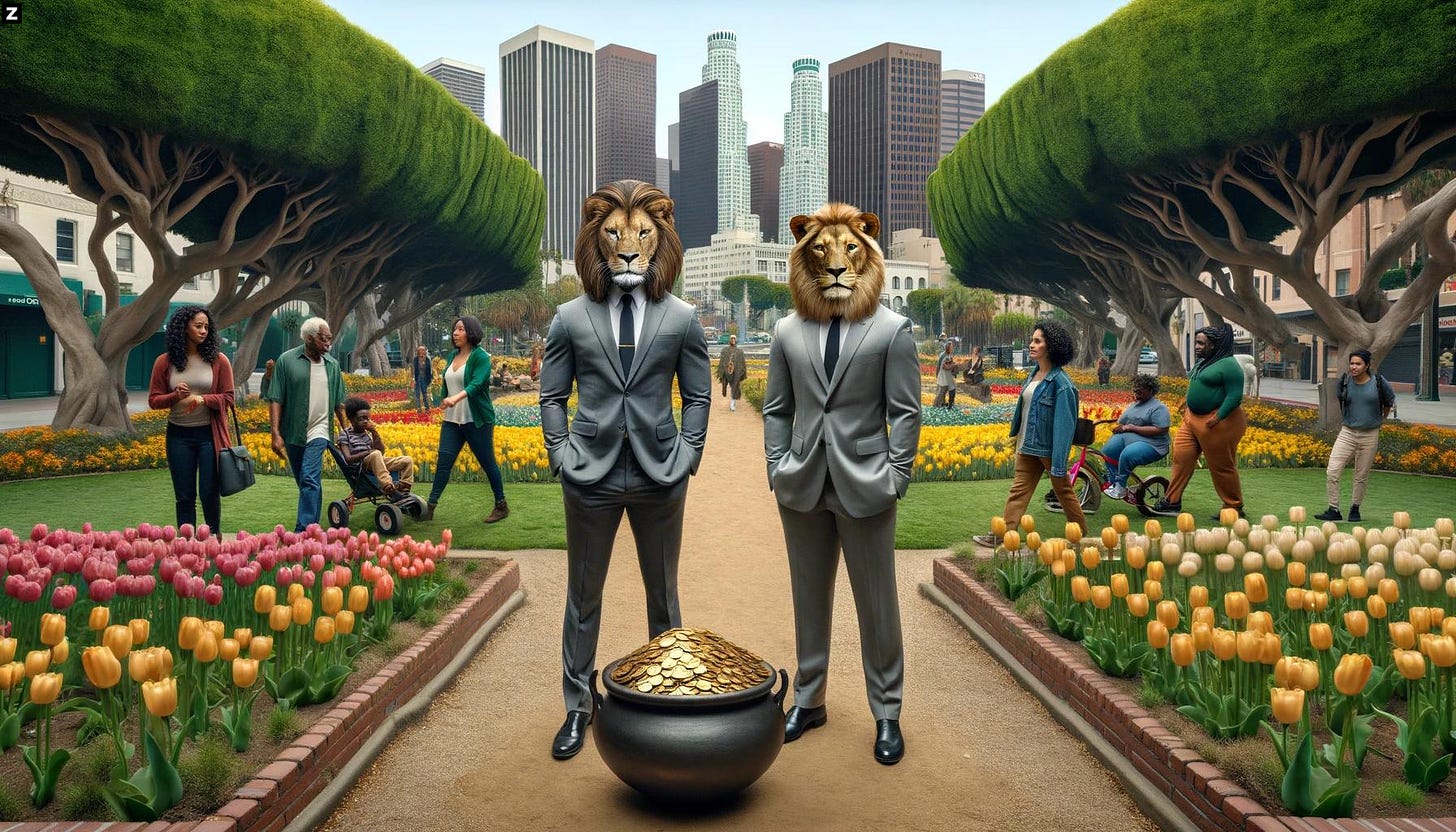Real Estate Agents Will Pay - Pot Of Gold And Two Lion Agents - Native Angelino Real Estate
