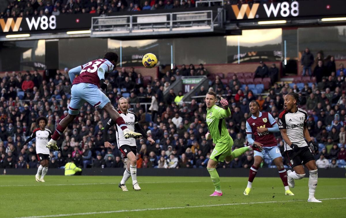Fofana marks home debut with two goals for Burnley in 2-2 draw with Fulham  - The San Diego Union-Tribune