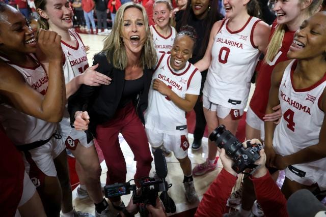 Where did the Oklahoma Sooners land in the latest USA TODAY Sports WBB  Coaches Poll? - Yahoo Sports