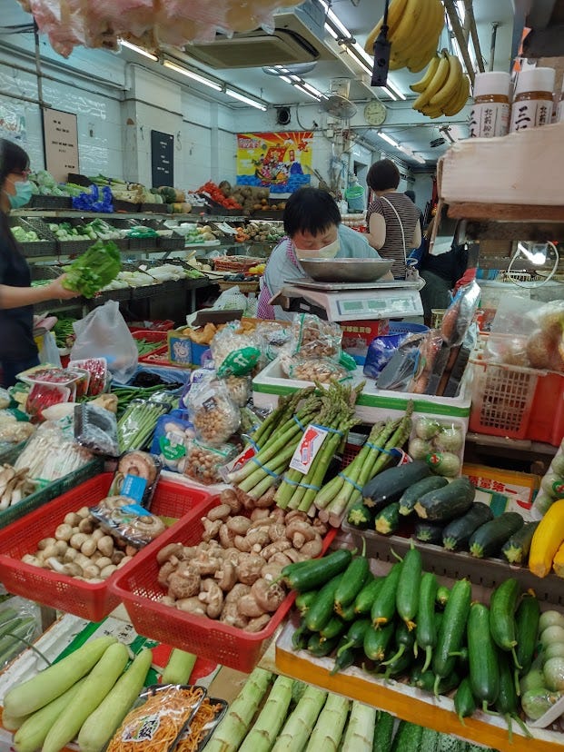 A local Chinese vegetable shop