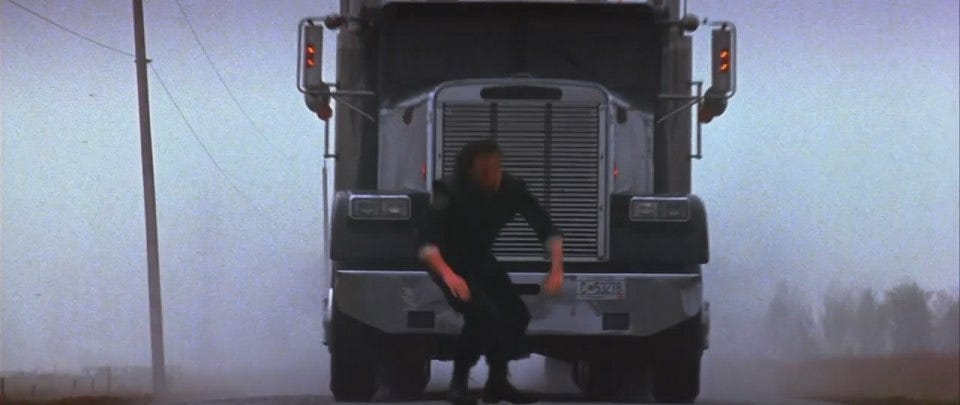 IMCDb.org: 1984 Freightliner FLC 120 in "Timecop, 1994"
