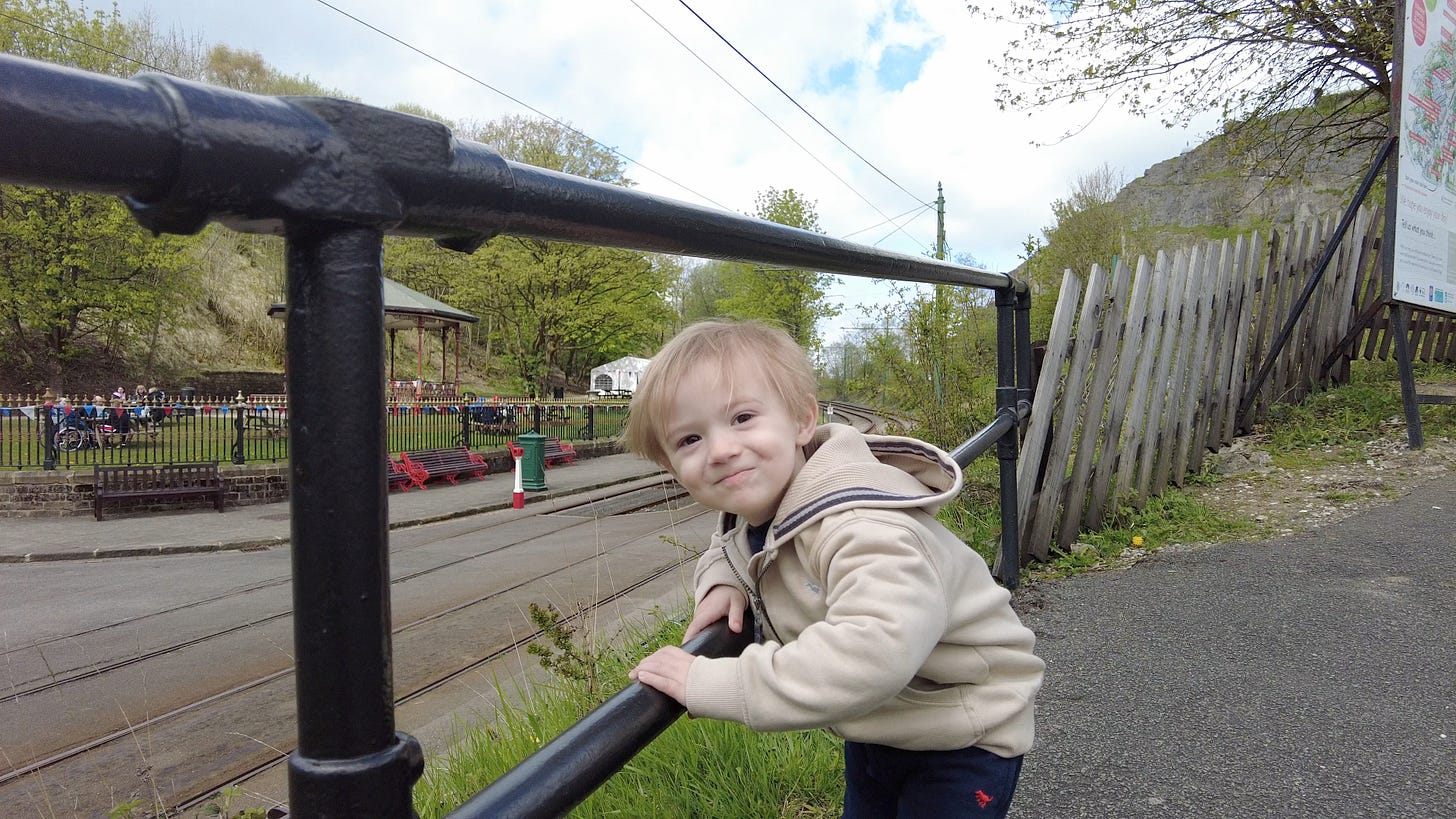 One excited little boy! Image: Roland's Travels