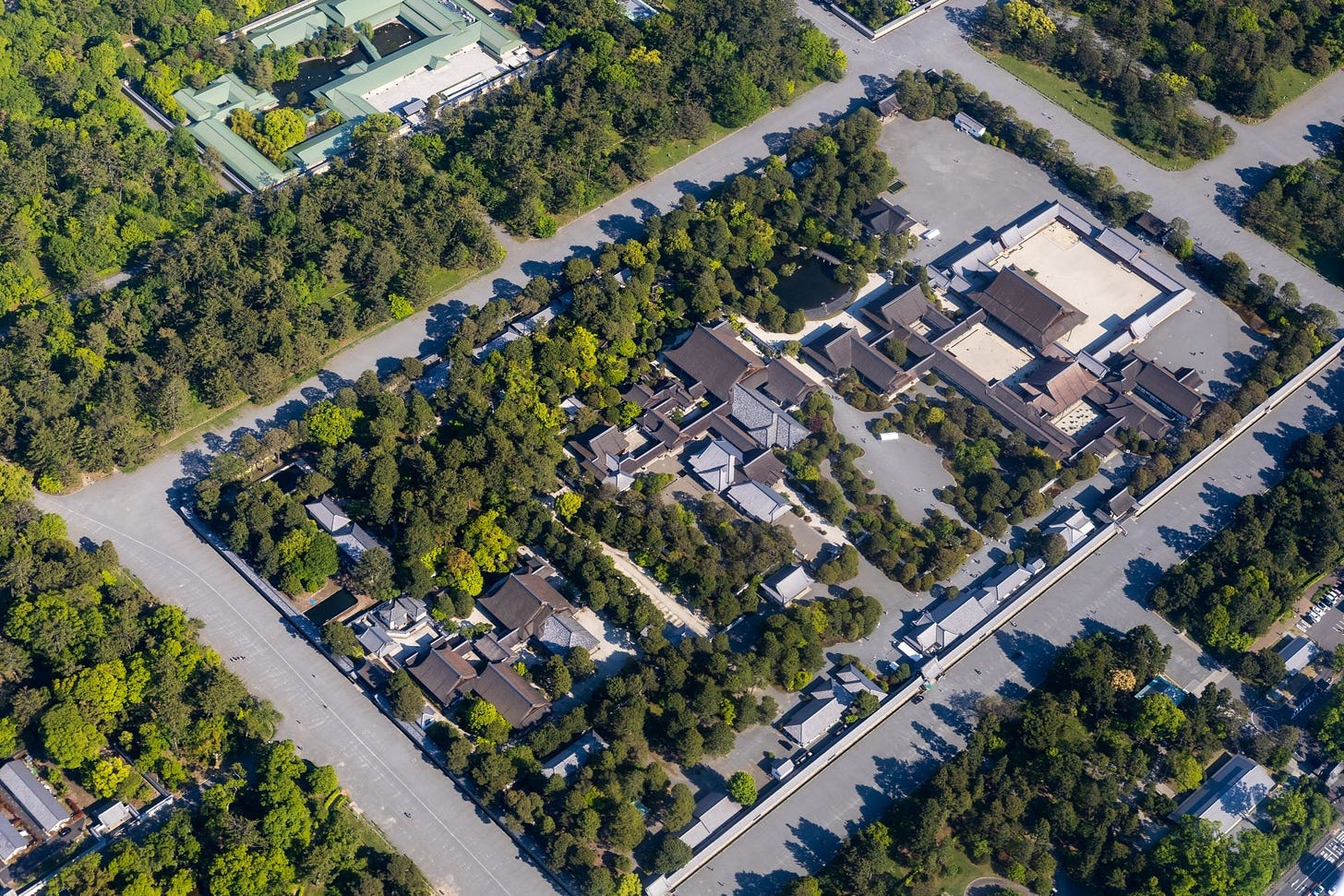 Aerial view of Kyoto Imperial Palace