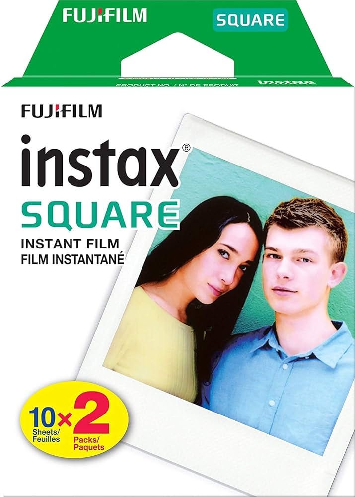 Amazon.com : Fujifilm Instax Square Twin Pack Film - 20 Exposures :  Electronics