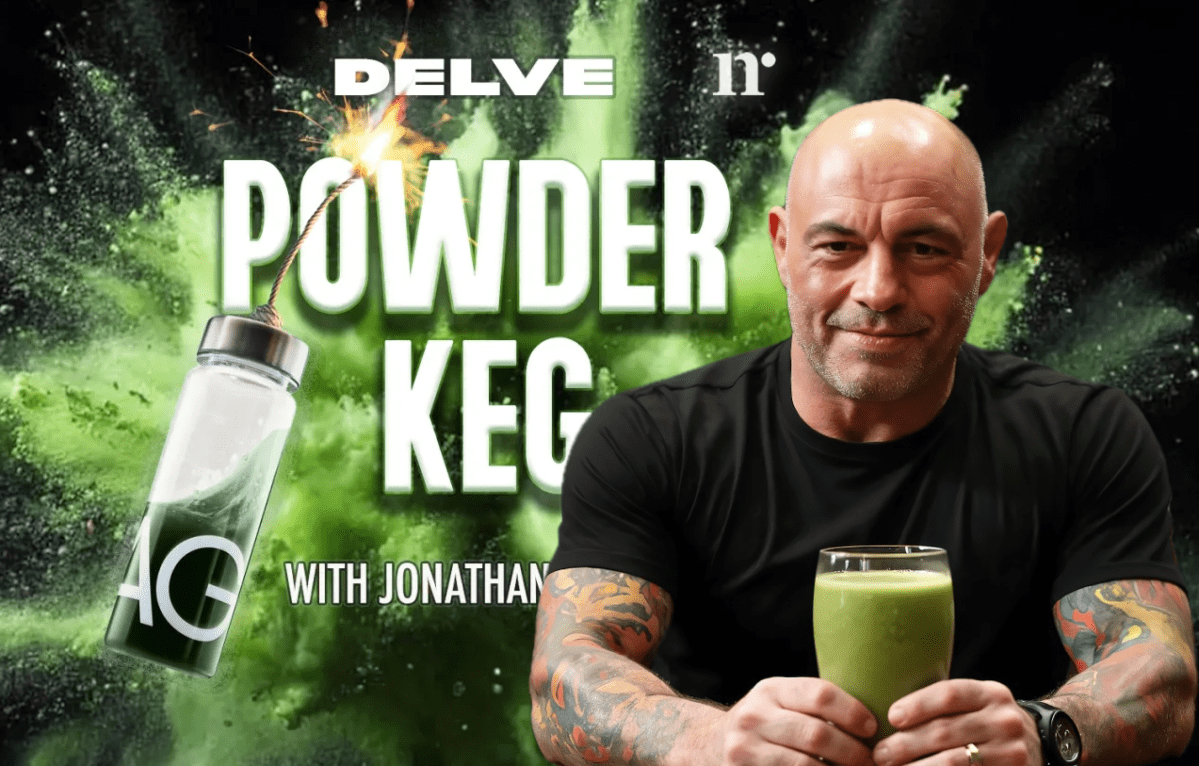 Joe Rogan is one of the big name social influencers paid millions to promote the green supplement AG1.