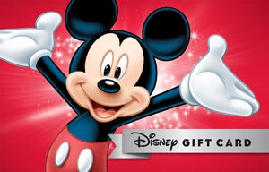 Disney gift card