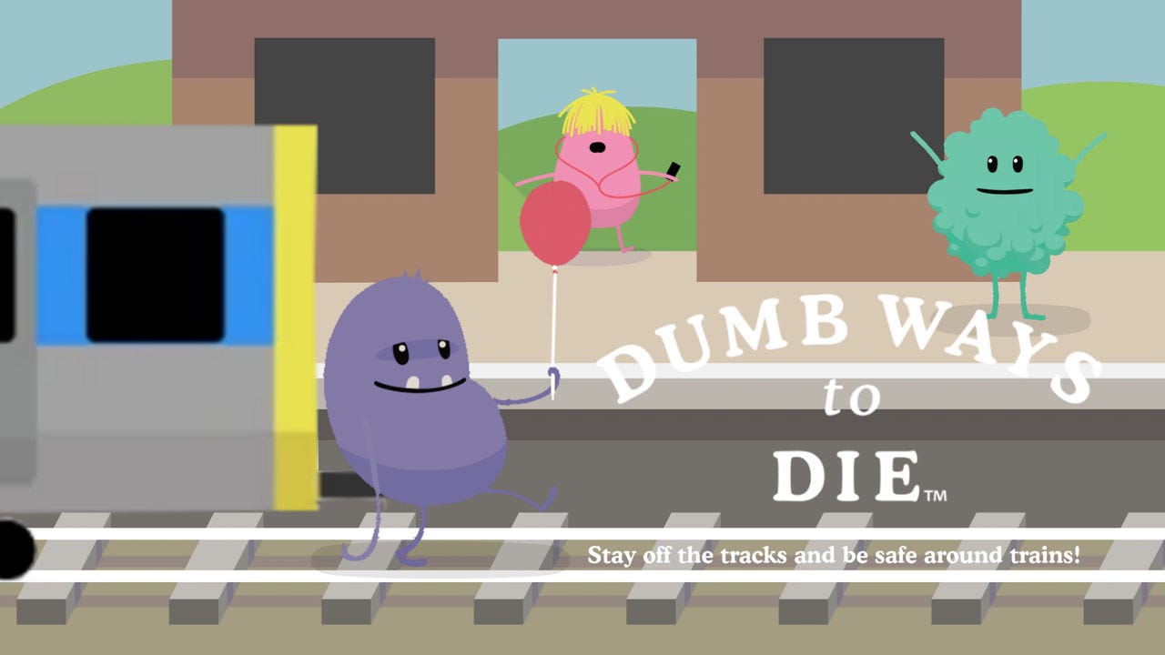 Dumb Ways to Die - Staying Off the Tracks! by KirbyStarWarrior123 on  DeviantArt