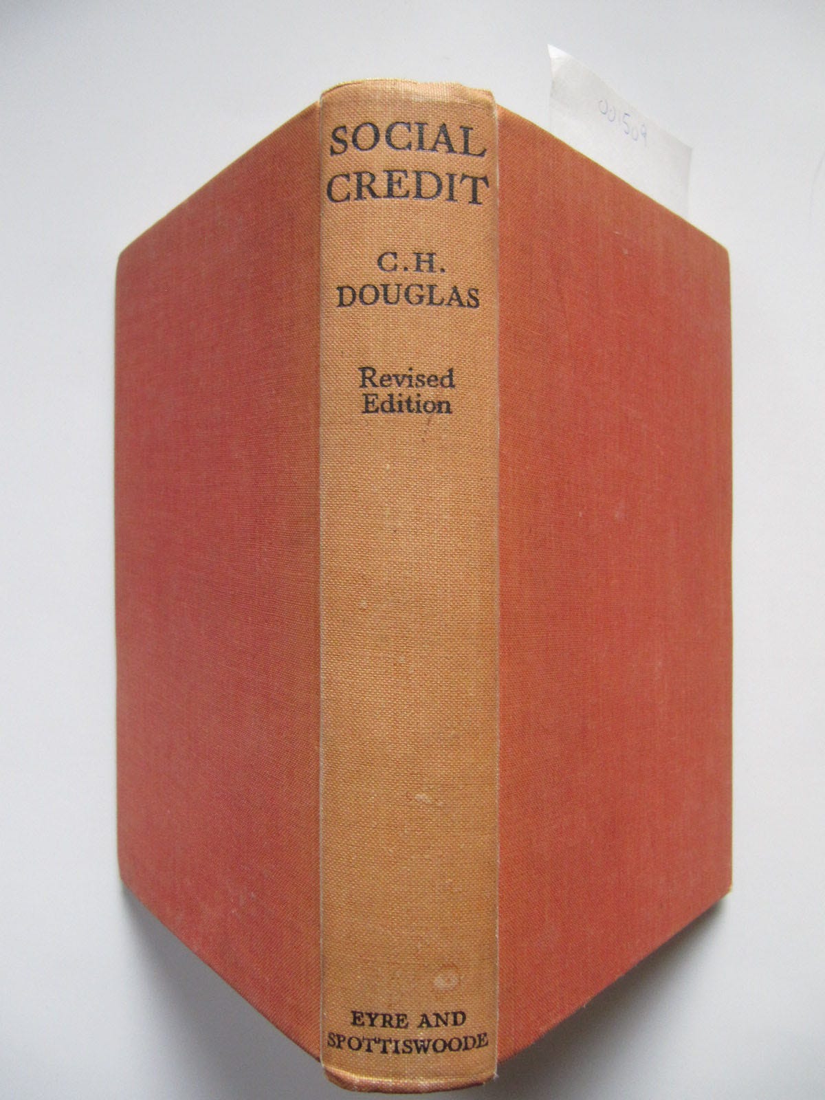 Social Credit by Douglas, C.H.: Very Good Hardcover (1935) 3rd Edition |  The People's Co-op Bookstore