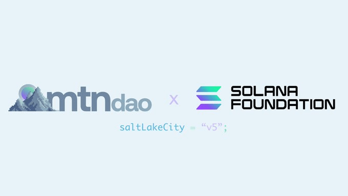 MtnDAO Is Teaming Up With The Solana Foundation To Make V5 The Biggest  MtnDAO Yet During February 2024 In Downtown Salt Lake City - USA : r/solana