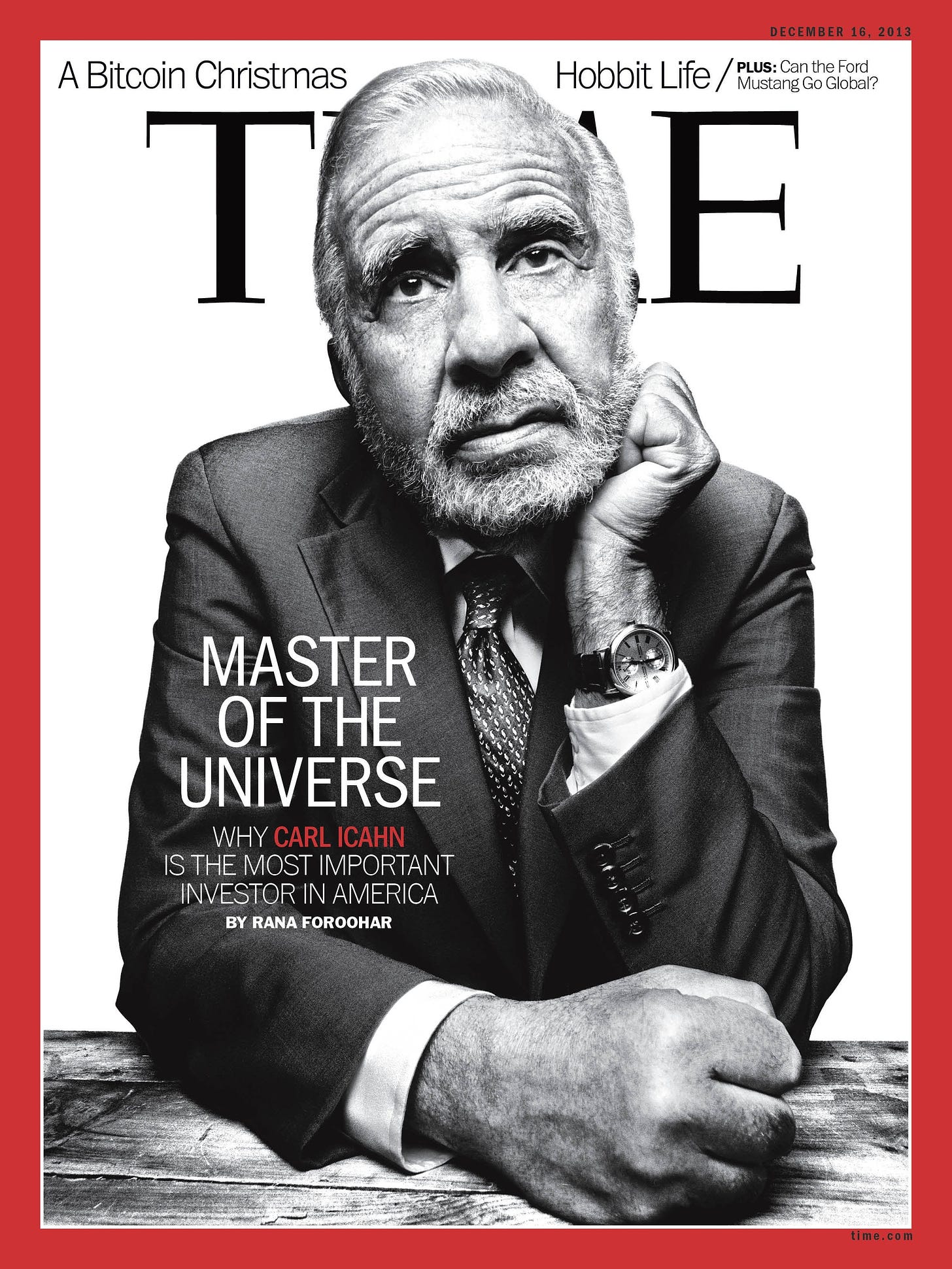 [Identify] Carl Icahn's watch on the cover of Time Magazine : Watches