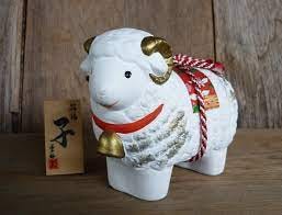 Hitsuji Sheep Doll Ceramic Sheep Doll Japanese Vintage - Etsy Sweden