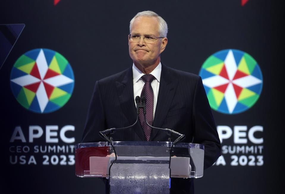 Business And World Leaders Attend The APEC CEO Summit 2023 In San Francisco