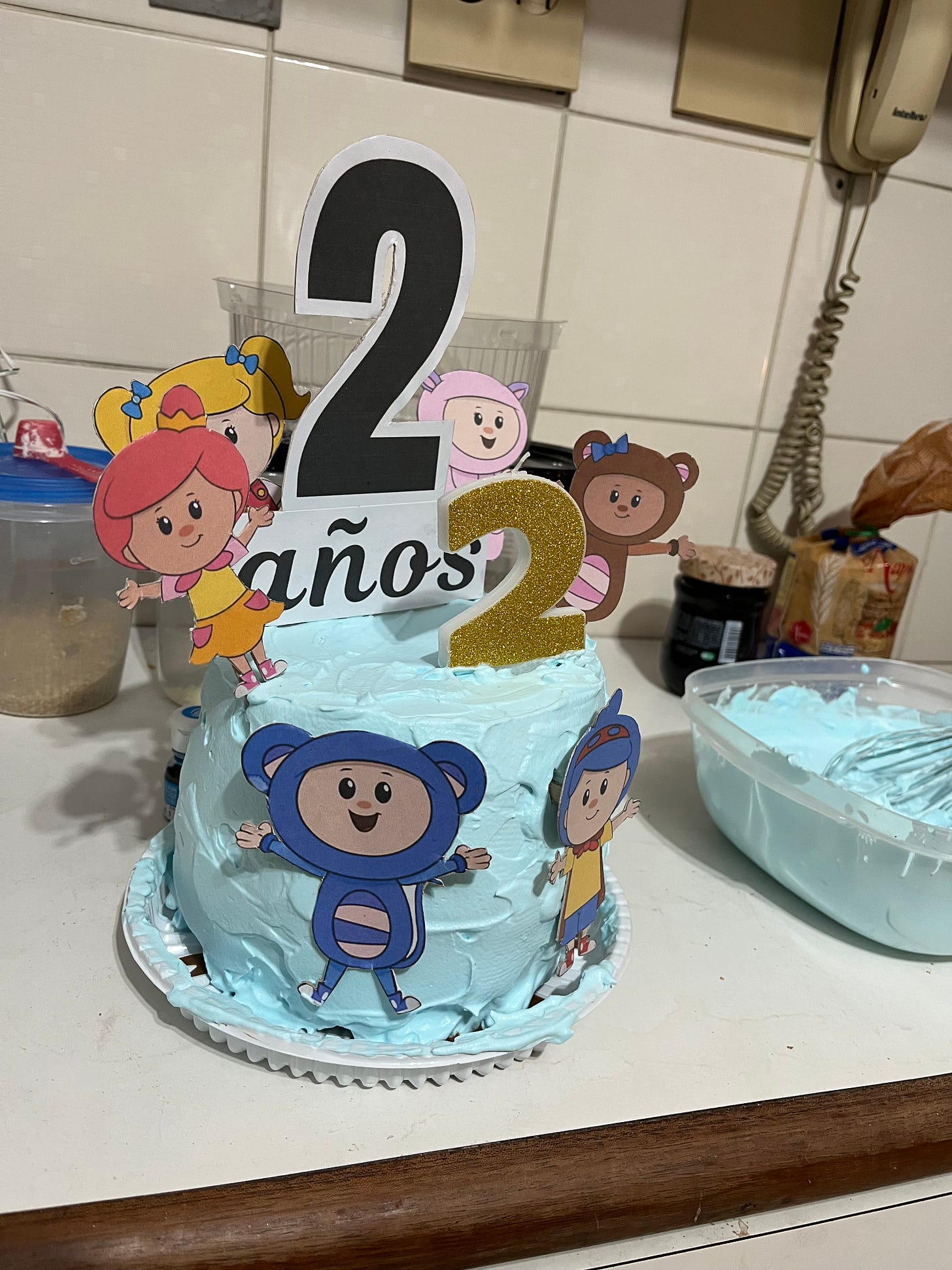 Picture of my son’s two year birthday cake 