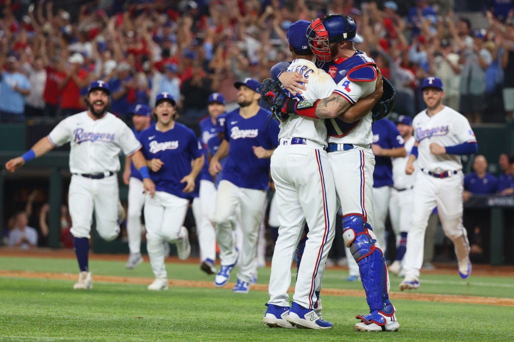 Texas Rangers Roll Into The ALCS With Orioles Sweep