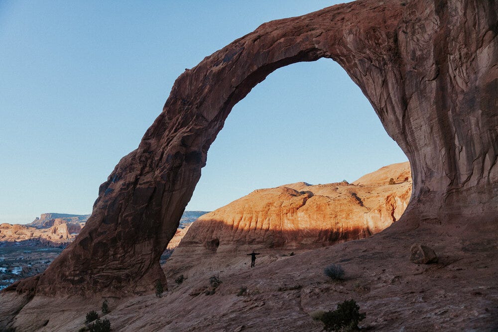 The incredible Corona Arch. No coronavirus found at this arch.