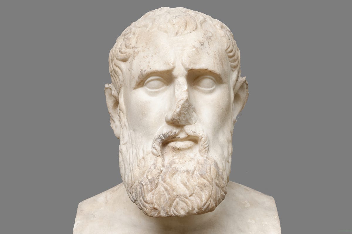 Marble Bust of Zeno of Citium