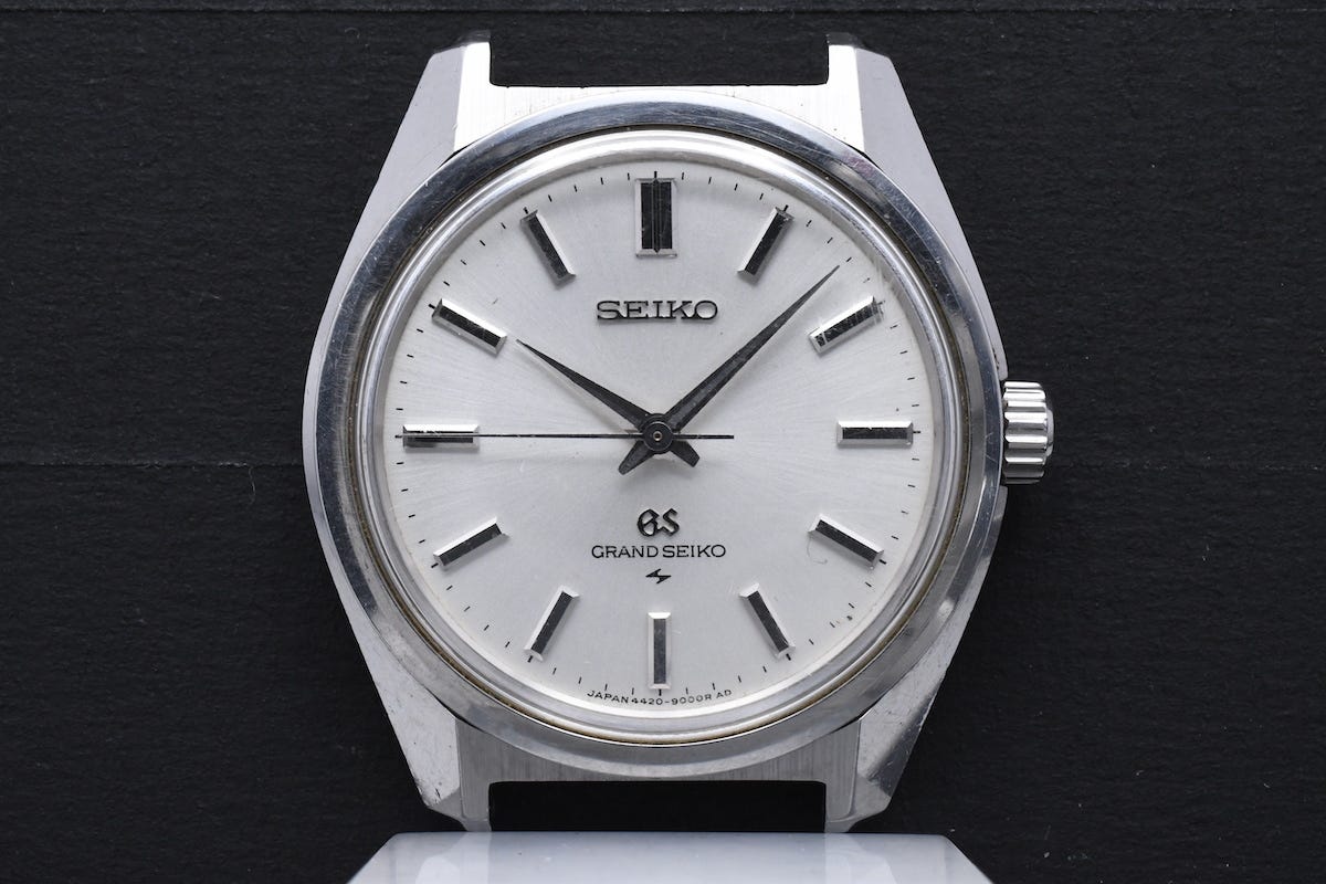 SEIKO GS 27JEWELS ref:4420-9000 グランドセイコー メダリオン デイト メンズ 手巻き 腕時計■09983