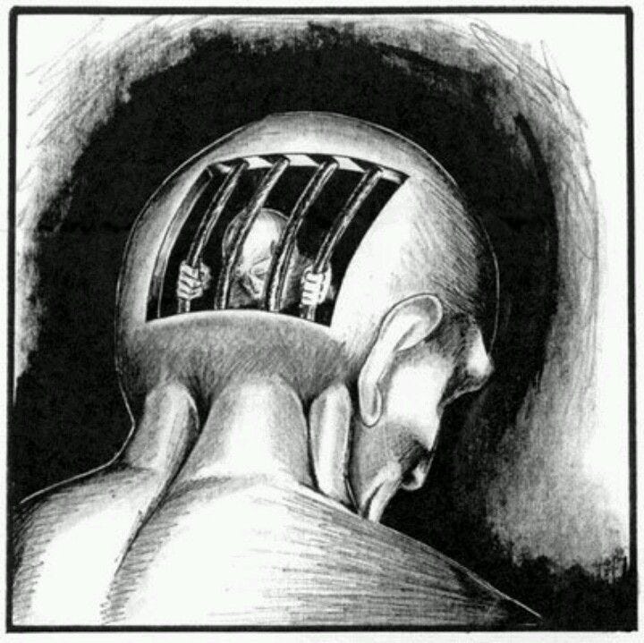 Prisoner in my own mind | Mental Illness Portrayed in Art | Anxiety ...