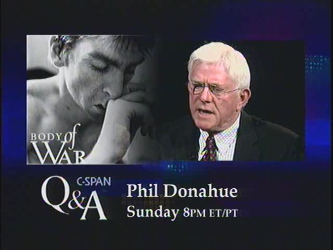 Q&A with Phil Donahue | C-SPAN.org