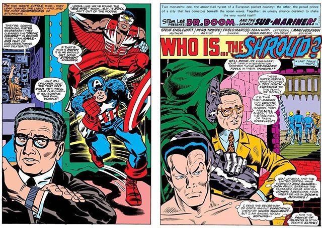 Henry Kissinger was making the rounds in Marvel Comics in the mid-1970s in  Jack Kirbys Captain America *** **** and Super Villain Team Up 7 1976 by  Englehart an…