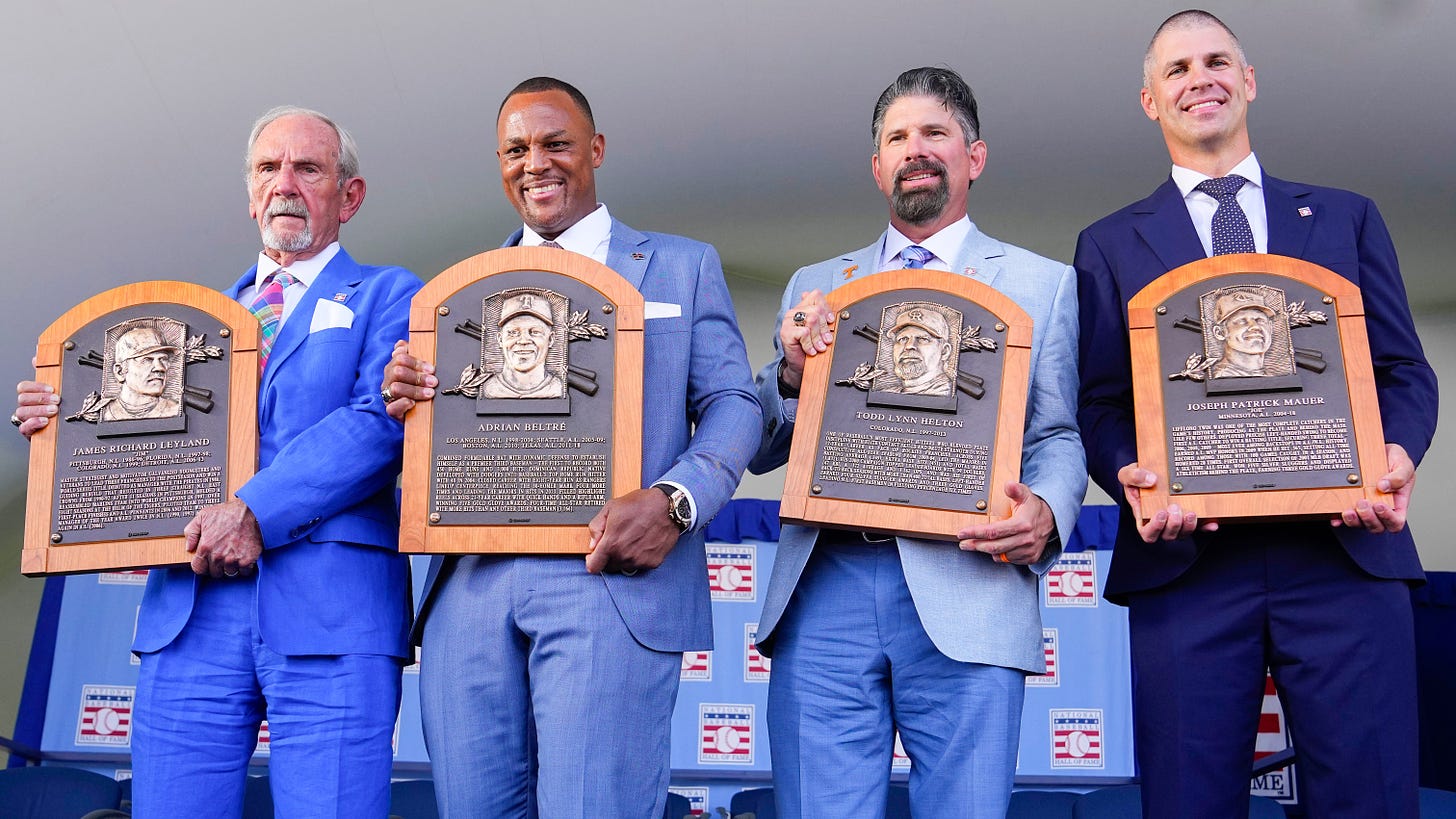 Baseball Hall of Fame welcomes its class of 2024 at induction ceremony