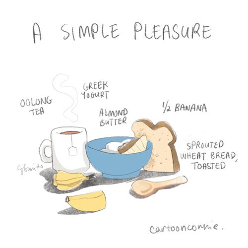 food illustration, drawing, sketchbook, foodie art, connie sun, cartoonconnie