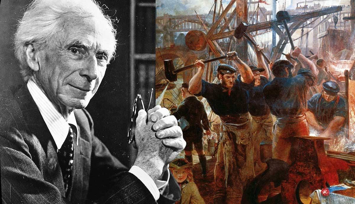 Bertrand Russell praise idleness work