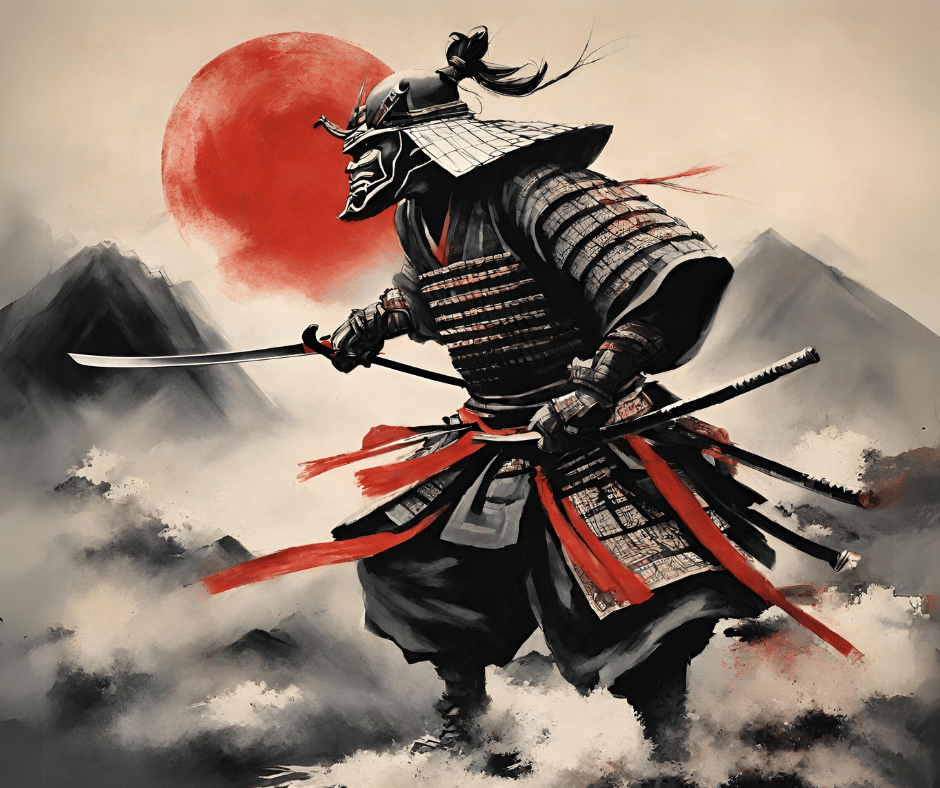 samurai painting