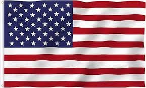 Amazon.com : American Flag 3x5 Ft US Flag, Bright Color and UV Fade Proof  Polyester, Quadruple-Stitched Header and Double Stitched Edges- USA Flags  with Brass Grommets for Outdoor Flying & Indoor Decor-Show