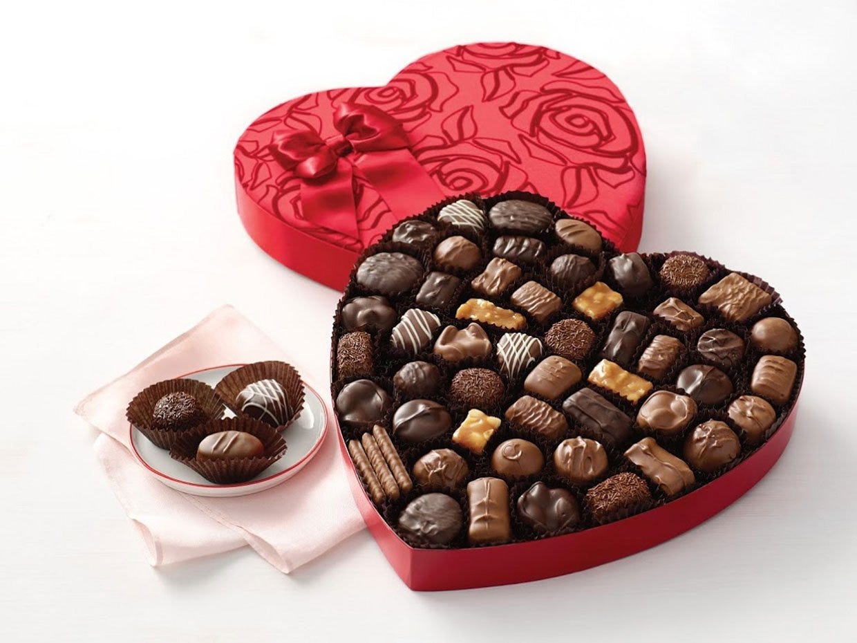 Candy Is Dandy This Valentine's Day with a Huge See's Elegant Heart Box
