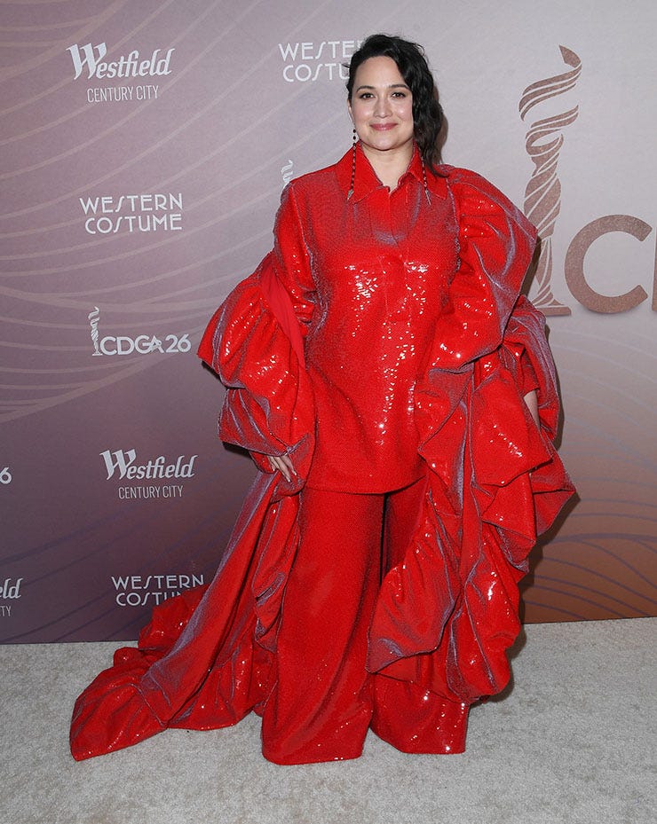 Lily Gladstone Wore Valentino To The 2024 Costume Designers Guild Awards