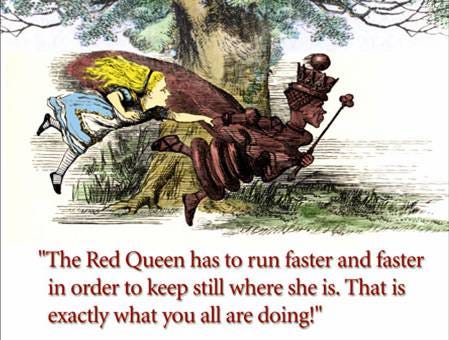 Red Queen's race | the search for eldorado