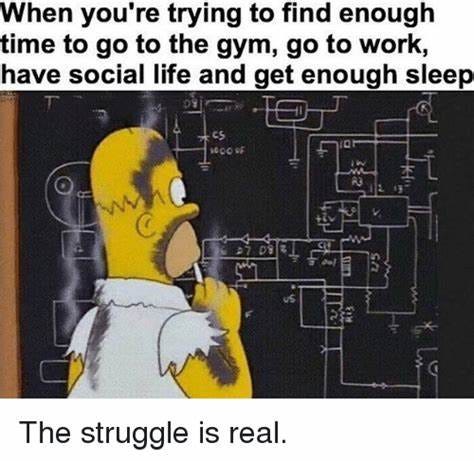 struggle is real