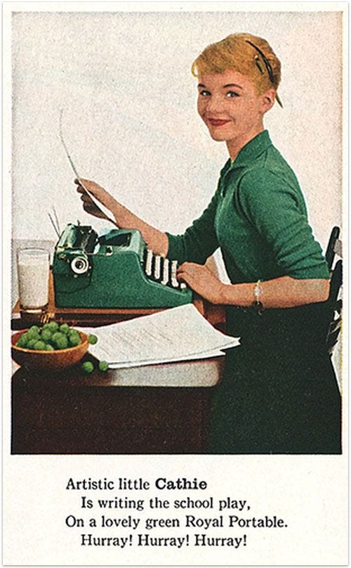 Vintage Advertisement Royal Typewriter