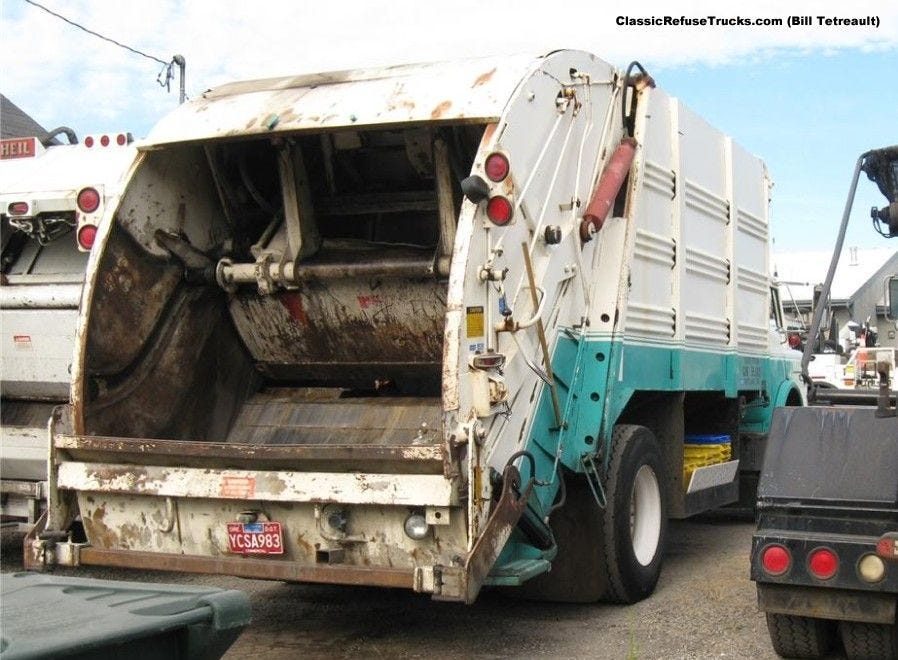 Classic Refuse Trucks OREGON 2009 | Garbage truck, Rubbish truck, Vintage trucks