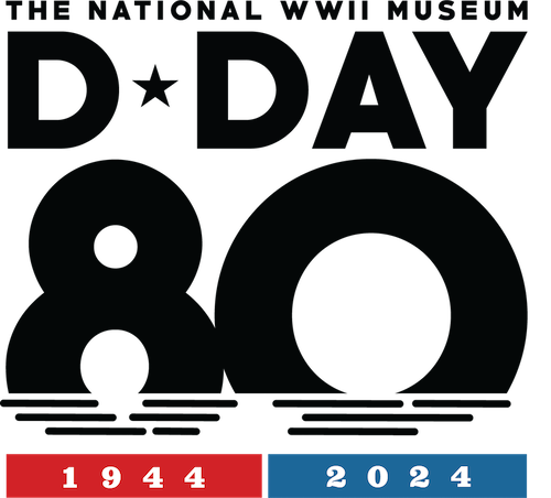 Image of the Logo for The National WWII D-Day 80th Anniversary 1944-2024. 
