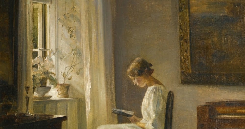 Carl HOLSOE (1863-1935) ✿ | Catherine La Rose ~ The Poet of Painting