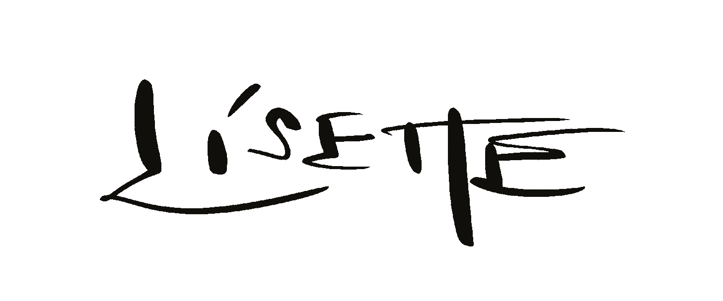 Lisette , the artist's name, appears slowly animated in black on white