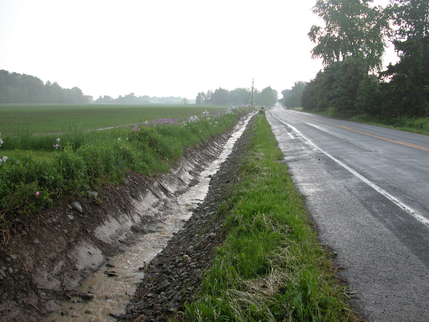 Roadside Ditches: Re-plumbing Watersheds | Sustainable Water Resource ...