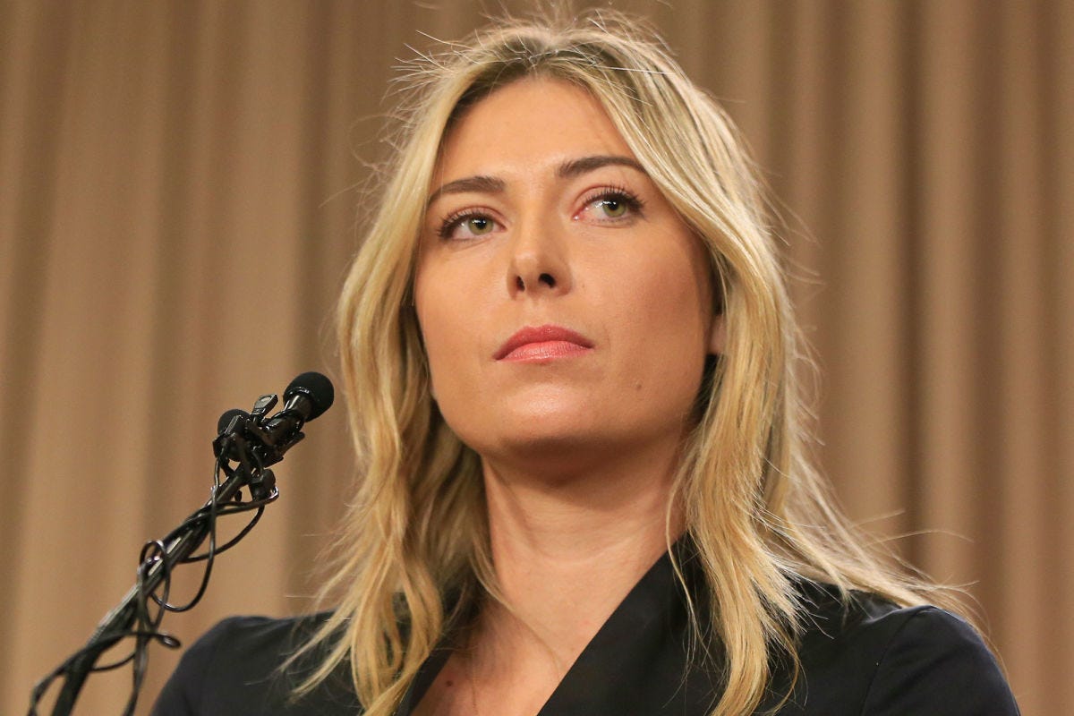 maria sharapova receives unfair two yera ban from tennis 2016 images