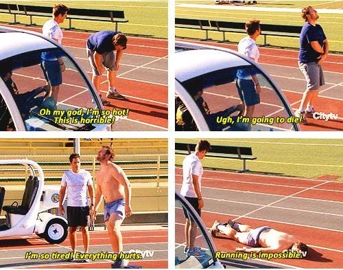 When I exercise | Parks n rec, Parks and recreation, Parks and recs