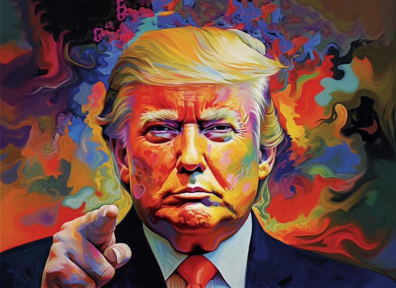 Donald Trump Portrait by F. Abderrahim: Buy fine art print