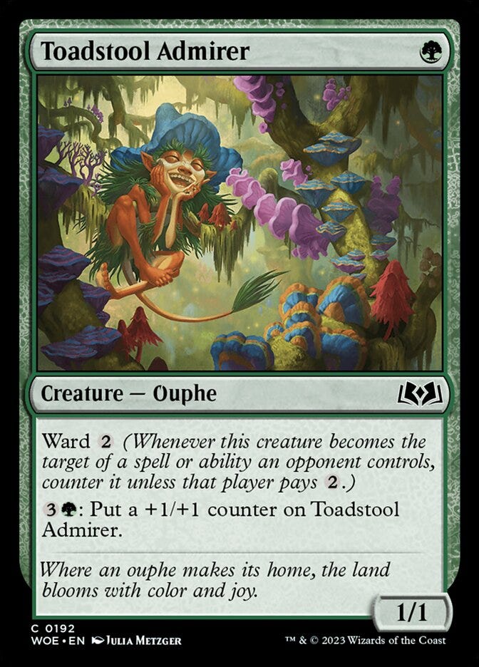 Toadstool Admirer (Wilds of Eldraine #192)