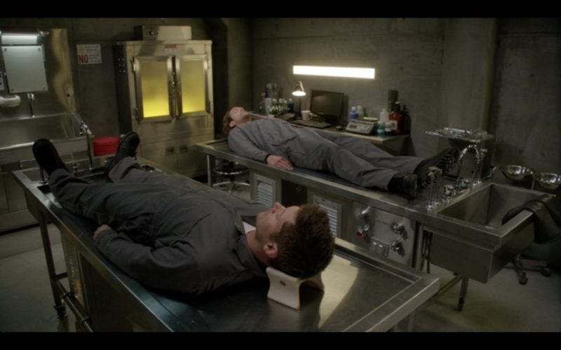 supernatural 1209 first blood winchester brothers morgue