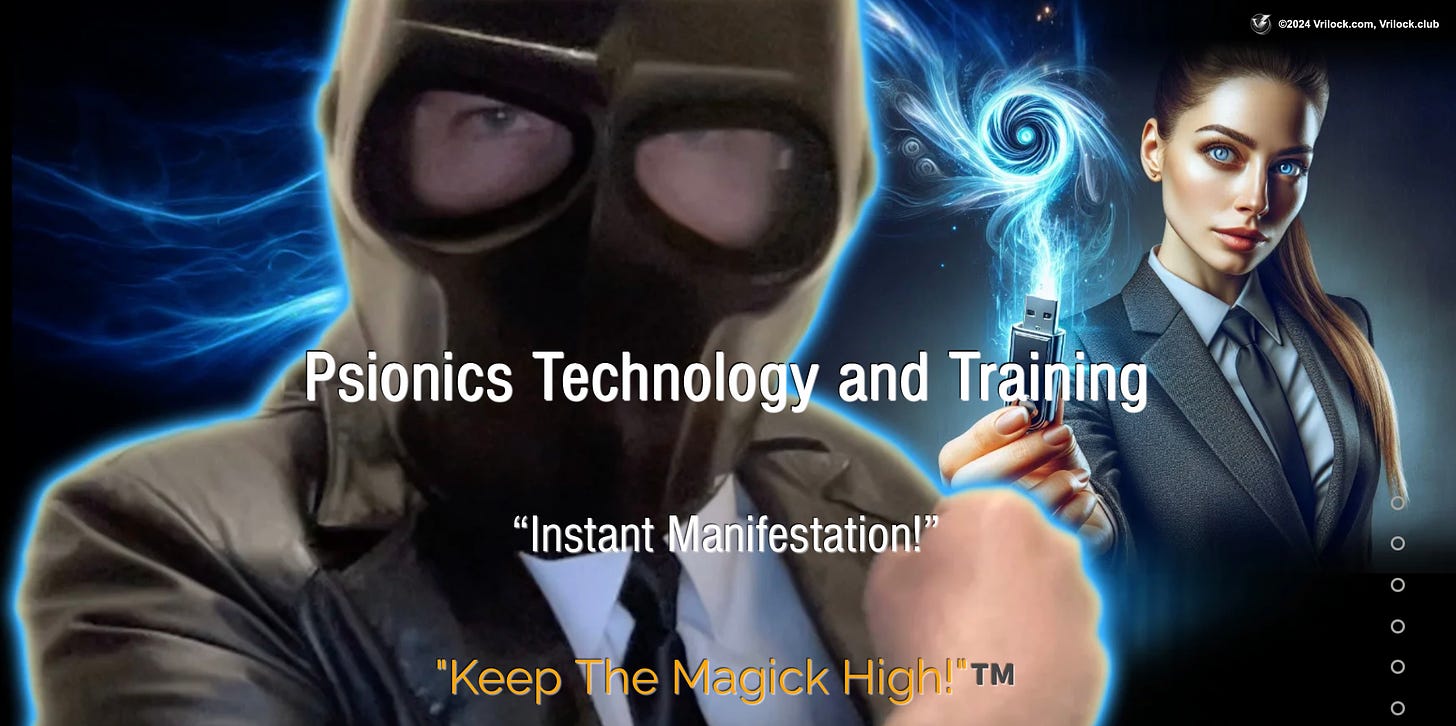 Vrilock Psionics Technology and Training Merchandise Keep The Magick High! 