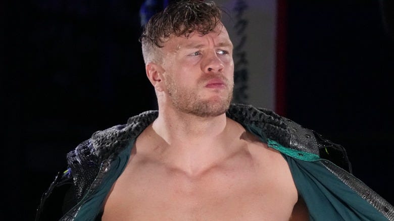 Will Ospreay looks on confused
