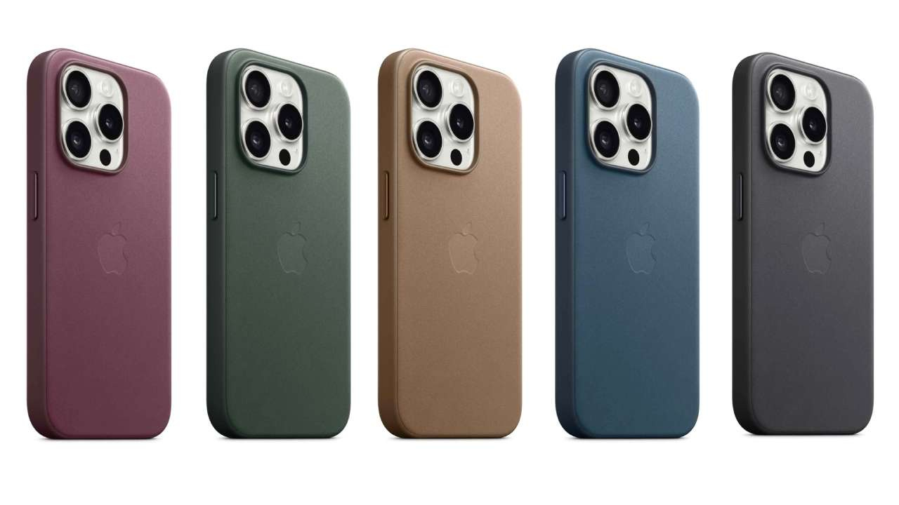 Apple FineWoven iPhone 15 cases