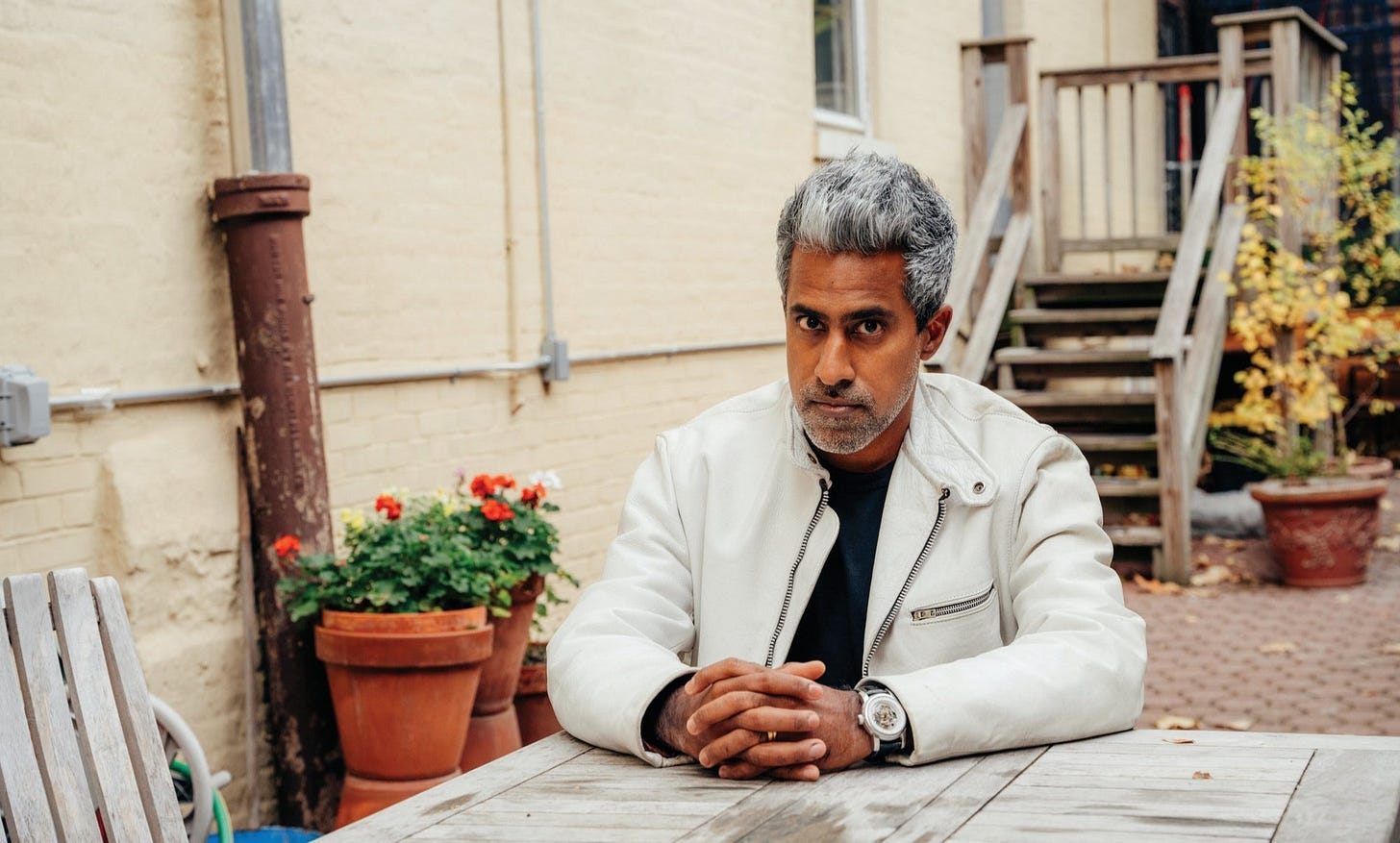 Anand Giridharadas. Writer. Journalist. Professional Question Asker