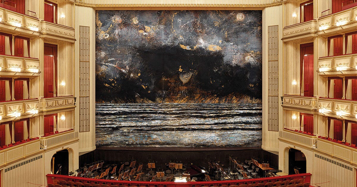 anselm kiefer selected to create safety curtain artwork for the vienna  state opera